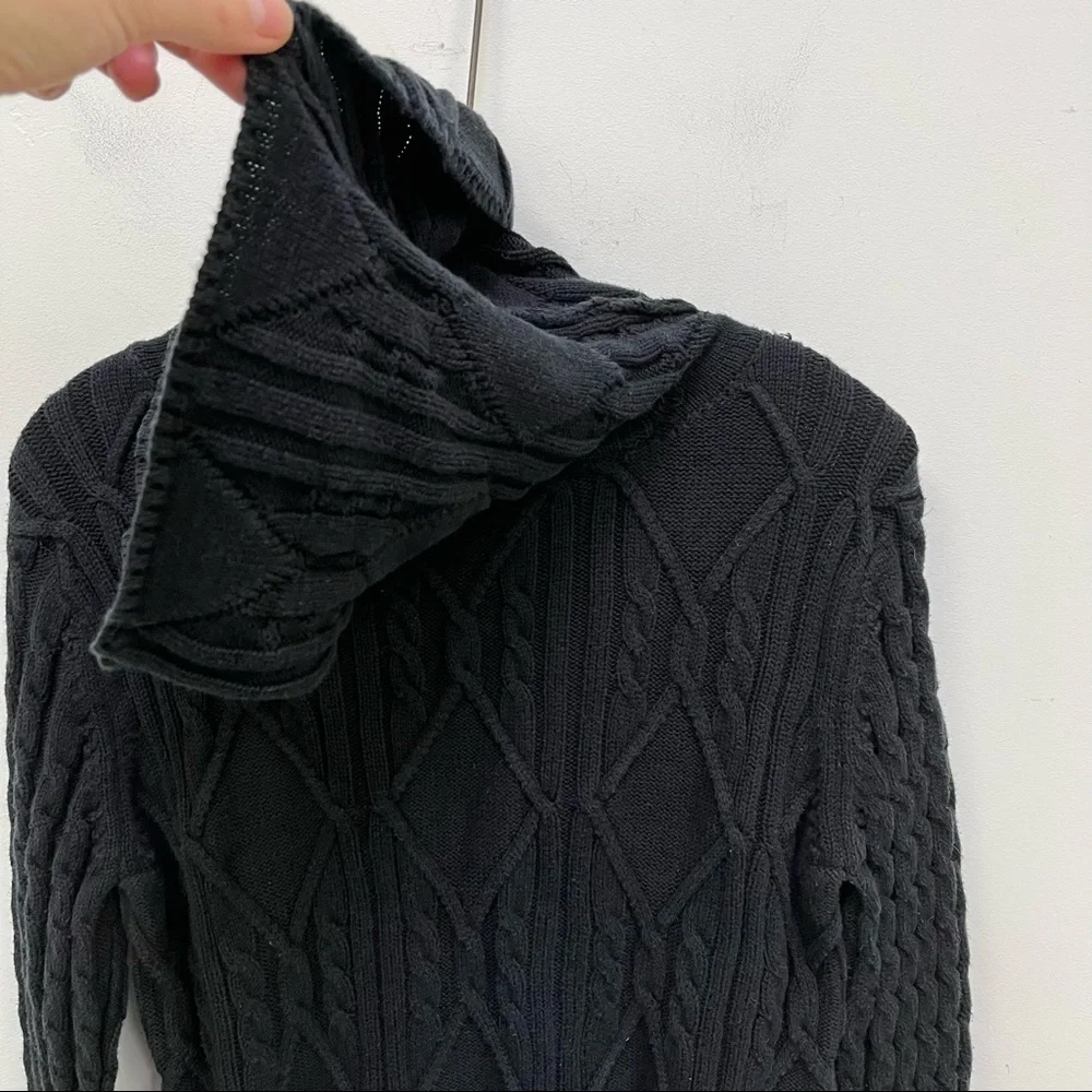 Vintage Great Northwest Ribbed Cowl Neck Sweater